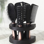 목욕탕 브러쉬 롤 찜질방 싸우나 파마 머리빗 업소용 볼륨 드라이빗 미용실빗 헤어 도끼빗 : 콩두개