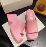 아이엠헝그리 H1358 통굽슬리퍼 굽 7cm : 트렌무드