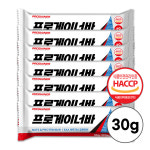프로게이너 저당 수제 견과류 단백질바 영양간식 넛츠 프로틴바 에너지바 30g, 1개입, 7개 : 프로게이너