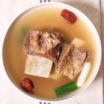 [국내산 갈비] 듬뿍 대관령 맑은 갈비탕 1200g(2인분) : 대관령곱창본가