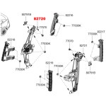 XM3 뒤문 조수석 유리기어&유리모터 827201313R : 르노코리아 쉐보레 부품 몰