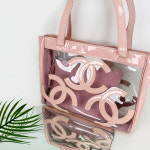 샤넬 9번대 에나멜 피치 비치백 중고 숄더백 4VCHB21590 : SOOKGOT