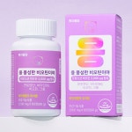 흰여울팜 응 풍성한 비오틴이야 고함량 비오틴3000 츄어블 비오틴 판토텐산 영양제 파인애플맛 60정 1개 : 에스제이업