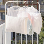 모나코올리브 손상방지 빨래 세탁망 화이트 매쉬 베개 건조망 1+1, 1개 : 모나코올리브