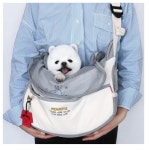 패리스독 피너츠 헬로 슬링백 아이보리 M : 펫더데이