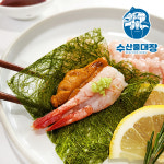 홈마카세 세트 (단새우회+성게알) 새우회 아마에비 우니 프리미엄급 : 수산물대장