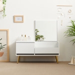 HDO32B 850 좌식 거울 수납 화장대 : 히트가구