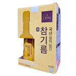 명가랑 참기름 200ml 2병 1박스 국산통깨 압착 : 서진이아빠