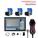 Cnc 컨트롤러 키트 2DM860H 드라이버가있는 543 축 DDCSEXPERT 2 상  nema34 85NM 스테퍼 모터  6 축 비상 정지 핸드 휠 : yuriamall