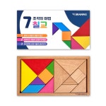 브레이닝 칠교놀이 7조각의 마법 탱그램 칠교놀이도안 워크북 : 브레이닝몰
