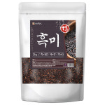 찰흑미 흑미쌀 검정쌀 국산 4kg(2kg+2kg) : 건강중심.