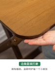 접이식 원목 책상 원룸 1인용 간이 테이블 학생 데스크 가정용 공부 우드 식탁 노트북 소형 서재 공간활용 : 셀레스트샵