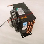 수냉식 열 교환기 냉각팬 가정용 소형 냉동 창고 농장 콘덴서 + 40W 모터 200mm : 아-매이