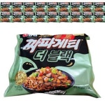 농심 짜파게티 더블랙 116g 16봉 : 포디아