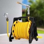 휴대용 세차 릴 호스 정원 수도 물 분사기 가정용 청소 케이블  베란다 카트 마당 급수 1. 10m : 재인즈