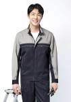 SM-J1105 파브 작업복 자켓 상의 점퍼 춘하복 춘추복 워크웨어 근무복 단체복 : JC.COMPANY