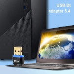 PC 스피커용 USB 블루투스 5.4 5.3 동글 어댑터 무선 마우스 키보드 음악 오디오 리시버 송신기 드라이브 : 블루비즈마켓