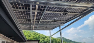 5kw 아산시 개인주택 지붕 처마형 태양광 집열판 태양광발전 전국설치 : 홈에너지