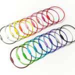 컬러 와이어링 20컬러 키링 열쇠고리 악세사리 부자재 DIY 재료 : 델리나인