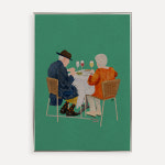 Brunch 유비파이 Yubipie 아트 프린트 A3/A2/50x70/A1 : 커런트브라운