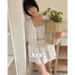 (당일) Arr 아르 루시 레이스 셔츠 V넥 노카라 반팔 남방 휴양지룩 : 스테이노아