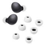 kwmobile 6x 대응 Samsung Galaxy Buds 2 이어피스 - 교환용 이어팁 패드 S/M/L사이즈 라이트그레- : 뱀부샵