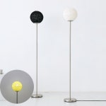 마켓비 포즈 보름달 장스탠드 거실 침실 침대 무드등 인테리어 조명 집들이 선물 : 로보하우스