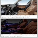 BMW  3/5/6 시리즈 7 X3 6GT 11 색 주변 광  호흡 모듈 : 동막리부부