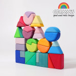 발도르프 교구 그림스 동그라미 세모 네모 블럭 유아 아기 어린이 장난감 유치원 어린이집 : 정토이즈 스토어샵