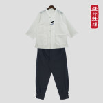 단아한의 남성 남자 여름 생활한복 개량한복 해운세트 : 단아한의 생활한복 개량한복