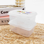 일본 나카야 반투명 밀폐통 O [280mL] - 2P 플라스틱 밀폐용기 반찬통 냉장고 정리 : 해피수수