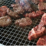 일회용석쇠 자취용 바베큐미니 55x41cm 중10개 1인용 화로 소고기 테라스 취사용품 : 살난강