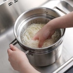 바겐슈타이거 IH 파스타냄비 멀티팟 인덕션 스텐 국수 깊은 찜기 어묵 열탕 냄비 파스타팟 : 프리베테이블