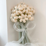 요술 풍선 꽃다발 만들기 DIY 베이지더스크그린(포장지,리본 별도) : 러버블룸벌룬Lovable