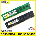 데스크탑 메모리 램 DDR3 DDR4 4GB 8GB PC3 .5V 333 600 066Mhz 8500 0600 2800 PC4 .2V 233 2400 2666 3200Mhz 메모리 : 대중유통