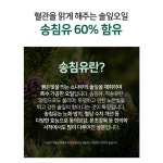 솔잎농축액 송침유 적송유 적송기름 솔잎추출물 홍화송침유 홍화씨유 약4개월분 : 메디라움코리아