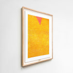 위아트 현대미술 김환기 저녁 노을 오리지널 에디션 그림 원목 오크 관 액자 : 위아트