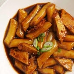 떡볶이 밀키트 짜장맛 쌀떡 맛있게 매콤달콤한 600g : 럭키투데이365