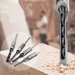 1 목공비트 4PCS 샹크 사각구멍 사각홈파기 원형 : 도도의잡화상