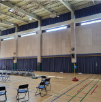 [서울본동초등학교] 전동커튼 방염.암막커튼 바란스, 방문견적,시공설치 : 창문데코