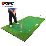 퍼팅연습장 PGM 3 홀 실내 골프 퍼팅 그린 100x300cm 야외 훈련 퍼터 매트 가정용 연습 GL006 : 엠엔제이02