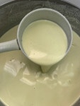 100% 국산 해남산 서리태콩으로 만든 콩물 900mL : 땅끝정인숙칼국수