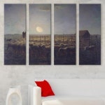 [꾸밈] pz054-양떼목장_밝은달빛_밀레_대형노프레임세트_ : 핫트랙스