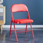 휴대 의자 네 개 연로 가게 슈퍼 20 색상 체어 숙변 혼례 용품 레드 접는 의자가 어른 가후하지 웨딩 가죽 기쁨 장가 수반 : 문흥물류