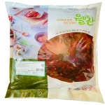 웰찬 양념 깻잎 무침 깻잎지 국내 제조 4kg 절임 밥 반찬 식사 업소용 대용량 식자재 : 반송농산