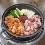 돼지고기 김치 짜글이 밀키트 한돈 생고기 김치찌개 1kg : 우묵배미