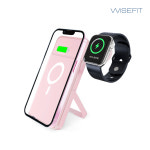 와이즈핏 3in1 기내반입 맥세이프 보조배터리 10000mAh 소형 비행기 : 와이엘사이언스