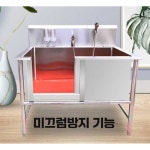 대형견 목욕통 애견 목욕탕 반려견 펫샵용 여닫이문 규격 120x70x90 깊이 40 : 돈니상사