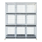 야외 대형견 스텐 접이식 뜬장 유기견 케이지 도구 철장 : 옹키하우스