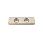 사각사라자석 40X25X5T(12.5X6.5)(2구) (볼트체결용 / ND자석... 나사자석 / 목공자석) 40mmX25mmX5mm(12.5mmX6.5mm)(2구) : HK 마그네트